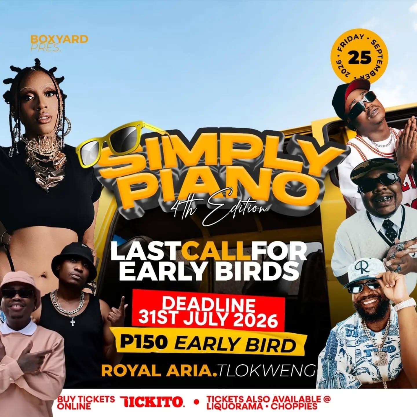 Simply Piano 4.0 last call flyer for the P150 Early Bird ticket
