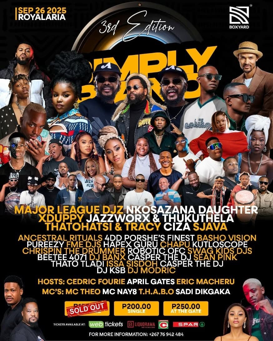 Simply Piano 3rd Edition full line-up flyer, 26 September 2025 at Royal Aria