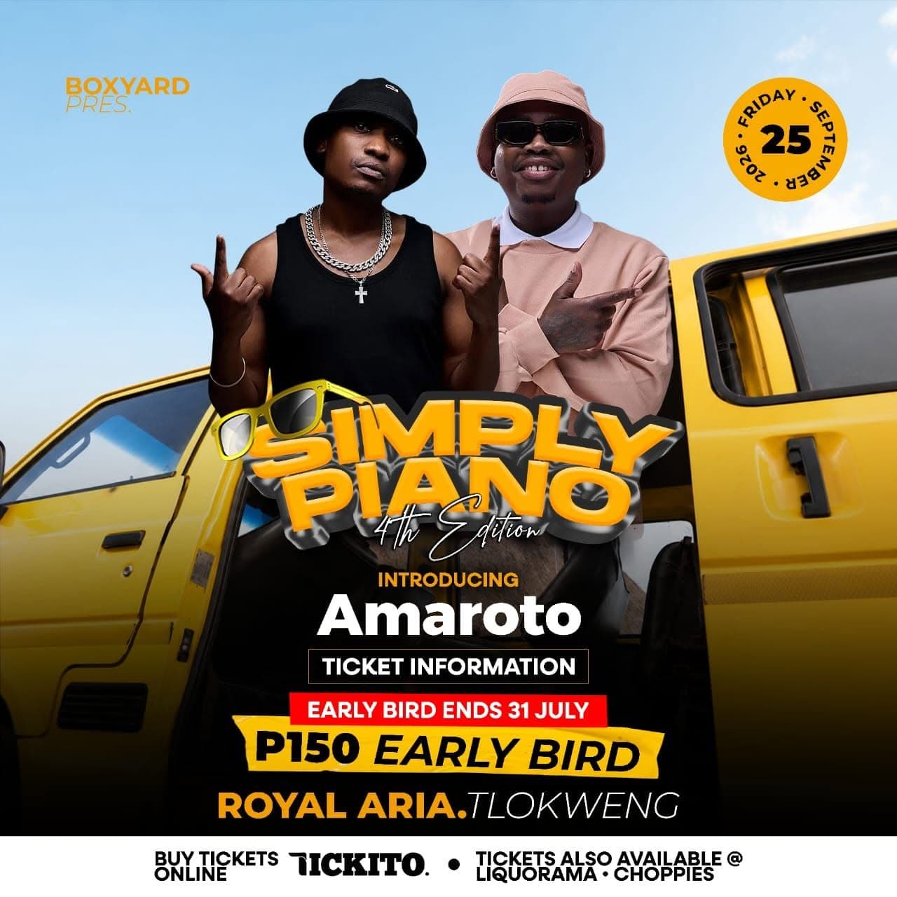 Amaroto — official Simply Piano announcement artwork