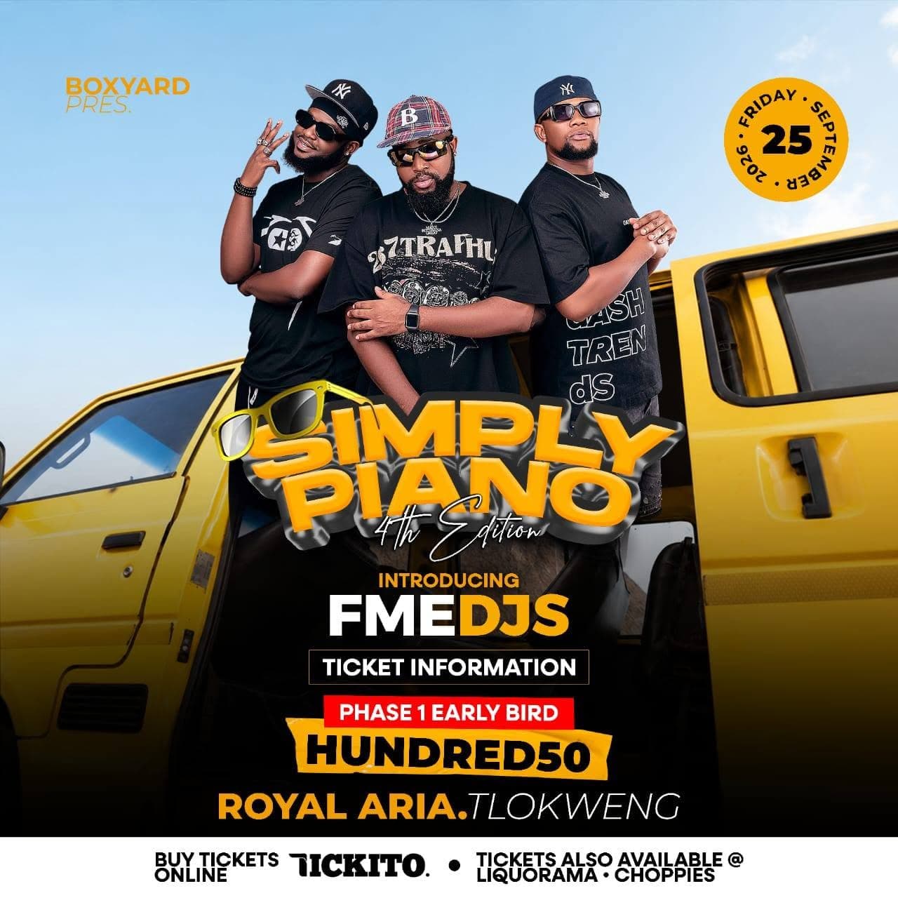FME DJs — official Simply Piano announcement artwork